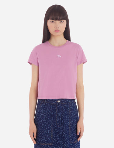 Women's Baby Fox Patch Baby Tee-shirt Blossom