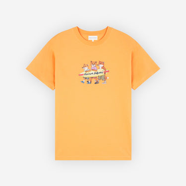 Women's Surfing Foxes Relaxed Tee-shirt Sunset Orange
