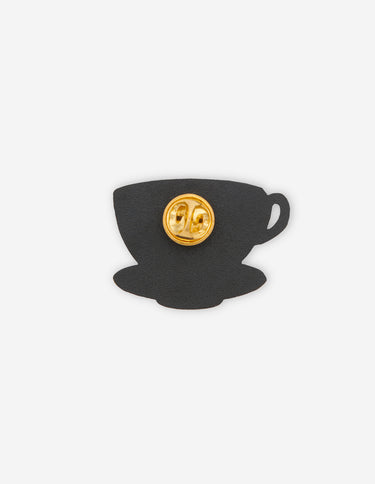 Pins Cafe Kitsune Cup Black