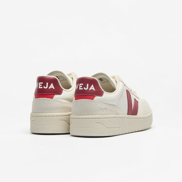 Men's V-90 LEATHER WHITE MARSALA NATURAL