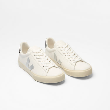 Men's CAMPO LEATHER WHITE SILVER BLACK