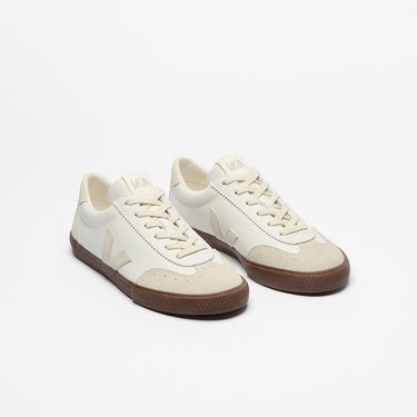 Men's VOLLEY LEATHER WHITE NATURAL BARK