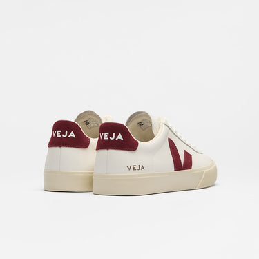 Men's CAMPO LEATHER WHITE GRENAT