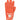Sheep Leather Signal Marker Glove Orange