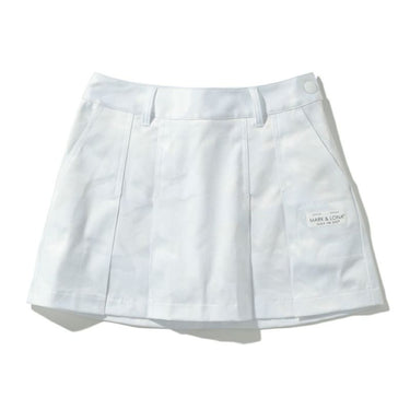 Women's Gauge Pleats Skirt White