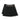 Women's Detachable Pleated Skirt/two Way Shorts Black