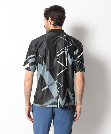 Men's Graphic Triangle Polo Men Black