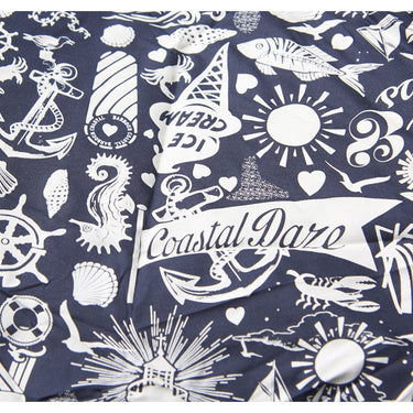 Sea Side Print Umbrella