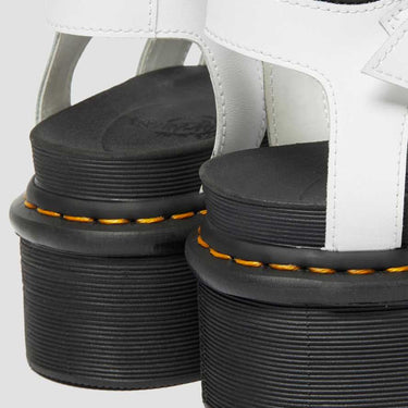 Women's Blaire Hydro Leather Platform Strap Sandals White
