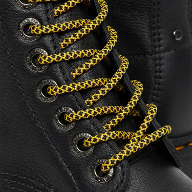 Sinclair Max Pisa Leather Platform Boots Black