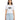 Cotton crop-top t-shirt with smock stitch Opical White