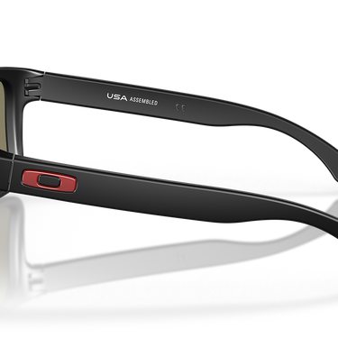 HOLBROOK XL MATTE BLACK W/ PRIZM RUBY