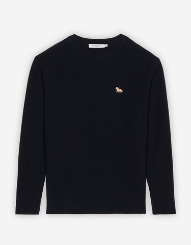 Men's Baby Fox Patch Relaxed Pullover Navy