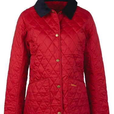 Annandale Quilted Jacket Dark Red