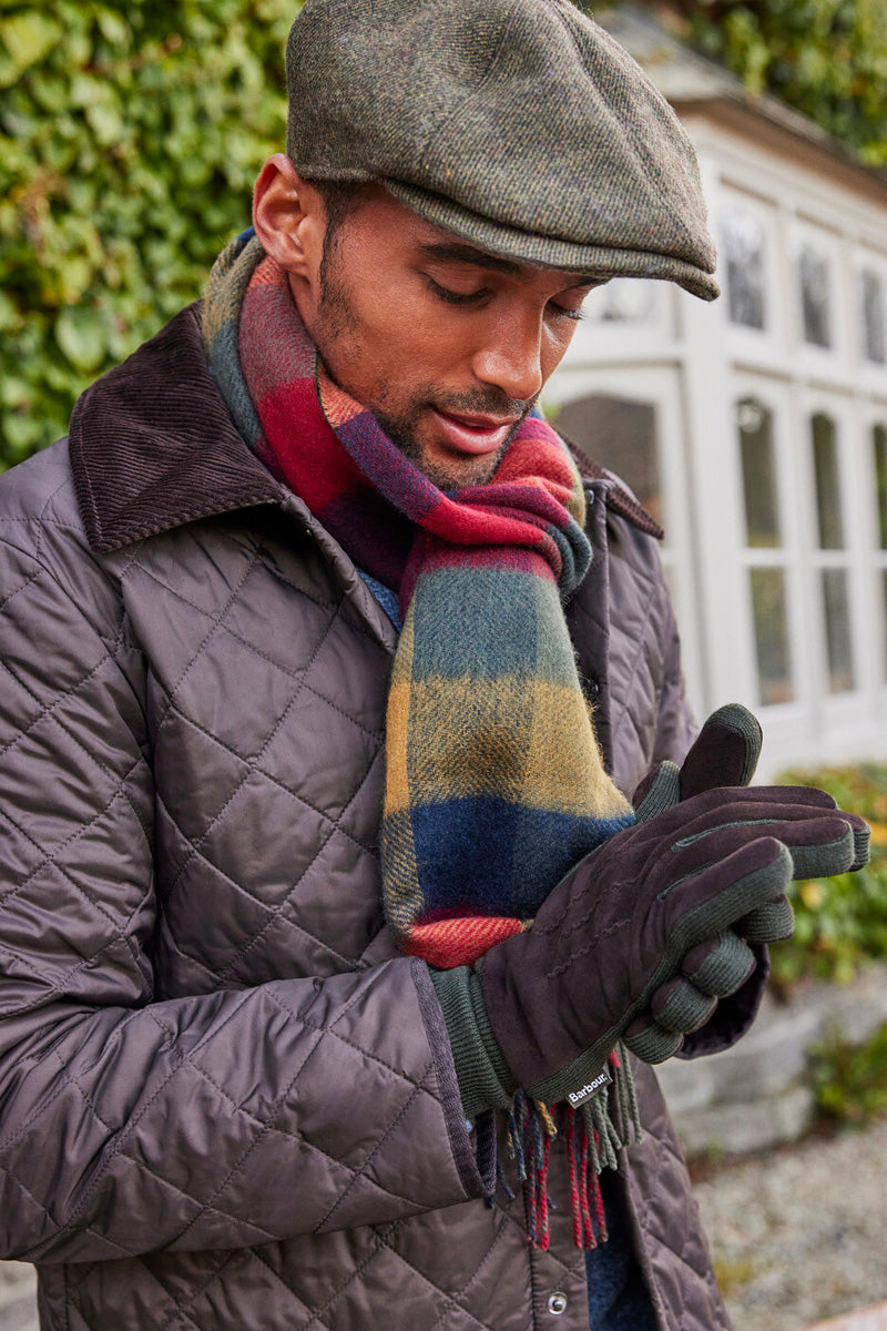 Leather Utility Gloves Brown/olive – rue de can