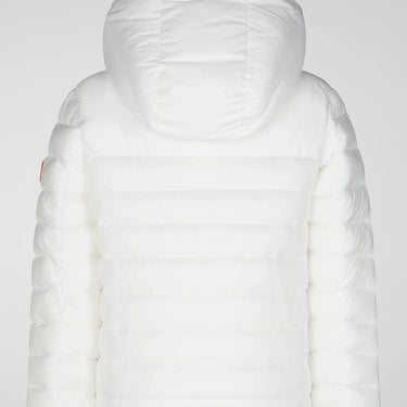 Boys' Rob Faux Fur Lined Hooded Puffer Jacket In Off White