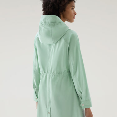 Long Summer Parka in Urban Touch HARBOR GREEN