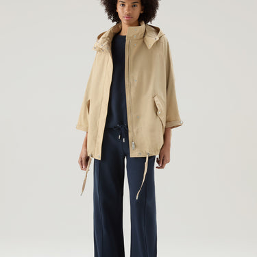 Summer Anorak in Urban Touch with Detachable Hood FEATHER BEIGE