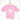 Cotton crop-top t-shirt with smock stitch Pink