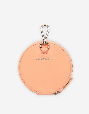 FOX HEAD COIN PURSE PEACH