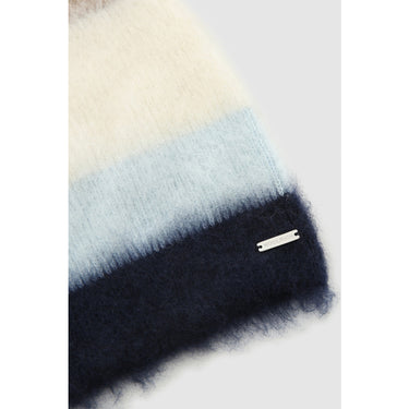 WOOL AND MOHAIR BLEND STRIPED HAT FLASK