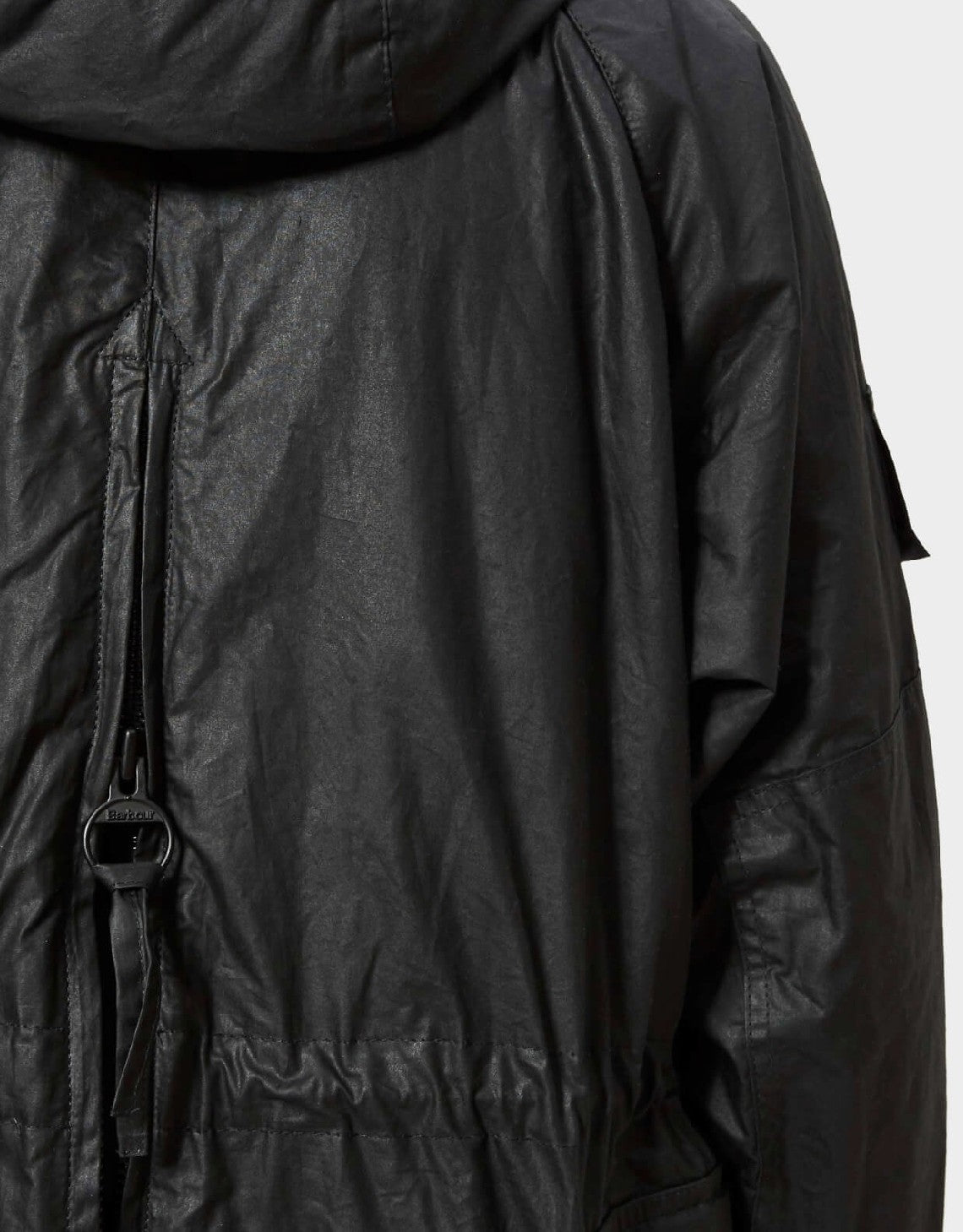 BARBOUR X ENGINEERED GARMENTS COWEN WAX JACKET BLACK