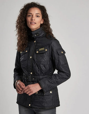 BARBOUR INTERNATIONAL POLARQUILT JACKET BLACK