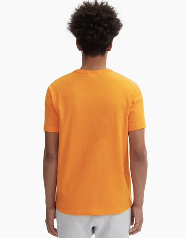 CHAMPION EUROPE SCRIPT LOGO CREW NECK T SHIRT SPICY ORANGE