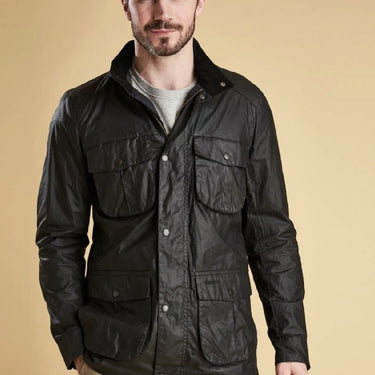 LIGHTWEIGHT CORBRIDGE WAX JACKET BLACK