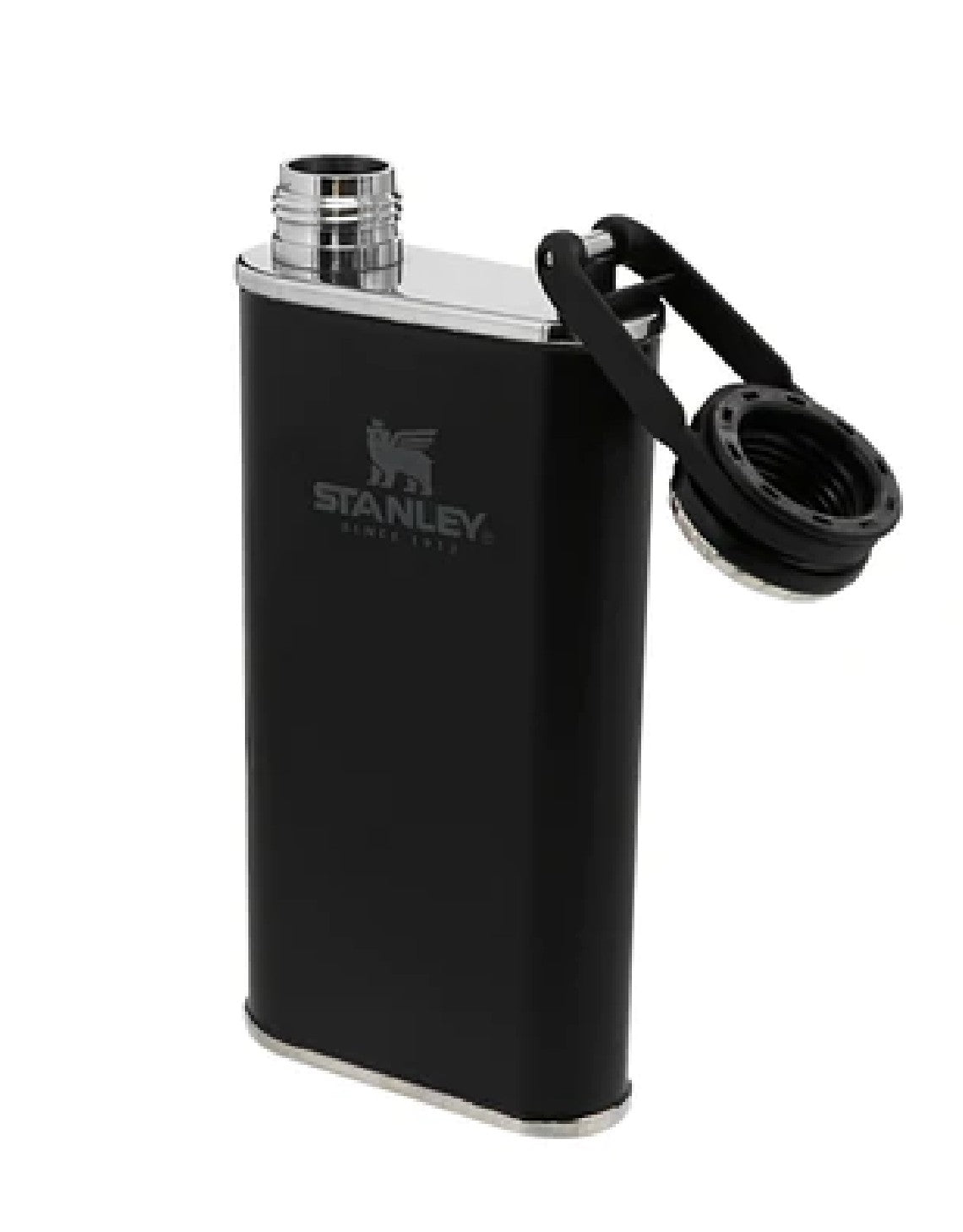 Stanley Master 8 oz Unbreakable Hip Flask Foundry Black