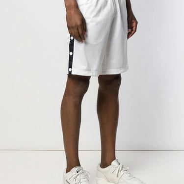 CHAMPION EUROPE SNAP BUTTON TRACK SHORTS WHITE