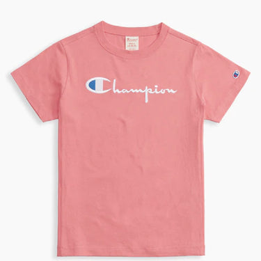 CHAMPION EUROPE<br>T-SHIRT WITH FULL CHEST LOGO SIDELINE RED