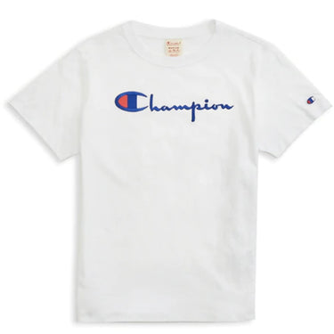 Champion Europe T-shirt Siht Full Chest Logo White