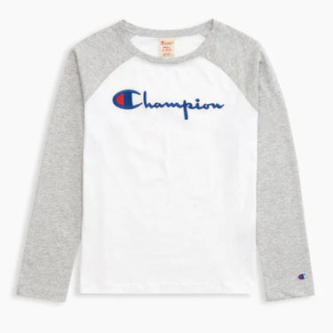 Champion Europe Raglan Sleeve Cropped T-shirt White