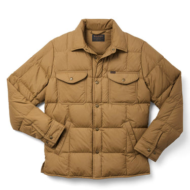 Lightweight Down Jacket-shirt Dark Tan