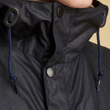 MADE FOR JAPAN SLIM BEDALE HOODED WAX NAVY