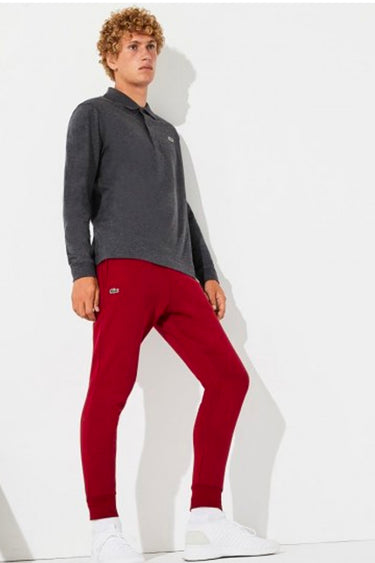 Men’s Lacoste Sport Cotton Fleece Tennis Sweatpants Blackberry Chine