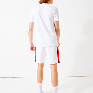 Men's SPORT Stylized Logo Print Organic Cotton T-Shirt White