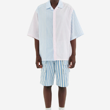 MEN'S OUTDOOR BERMUDA SKY BLUE STRIPES