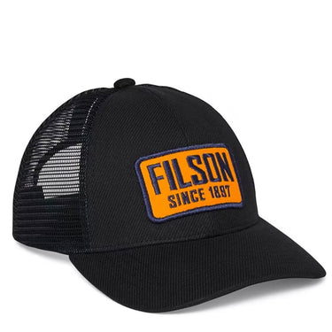 Filson Mesh Snap-back Logger Cap Navy/plate Patch