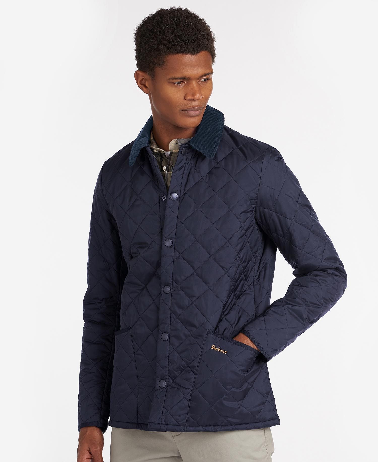 Heritage Liddesdale Quilted Jacket Navy – rue de can