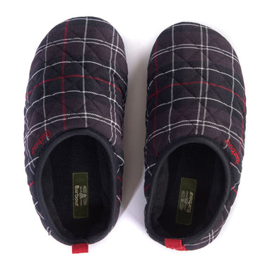 MEN'S GUTHRIE QUILTED SLIPPERS NAVY CHECK