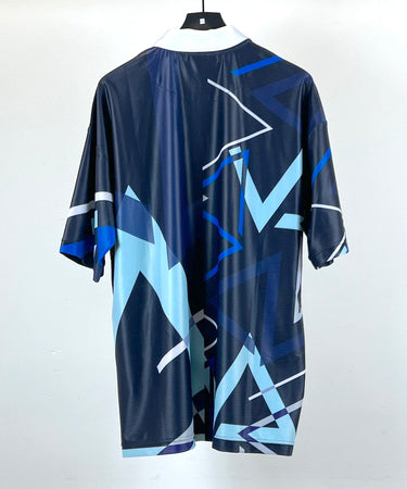 Men's Graphic Triangle Polo Men Navy