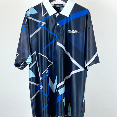Men's Graphic Triangle Polo Men Navy
