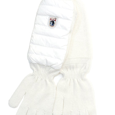 Puffer Gloves Off White