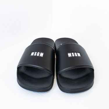 Pool slippers with MSGM micro logo Black