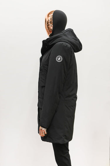 WOMENS COPY WINTER HOODED PARKA BLACK