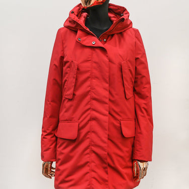 WOMENS COPY WINTER HOODED PARKA TANGO RED