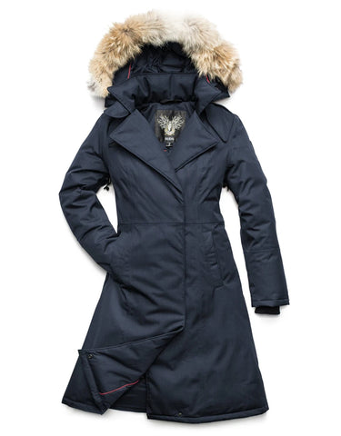 Stella Ladies A-line Trench Navy