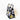 Women's Mini Tote Black/Multicolor